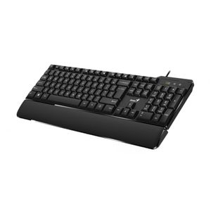 Teclado Genius KB-100XP Alambrico USB Negro Con Reposamanos