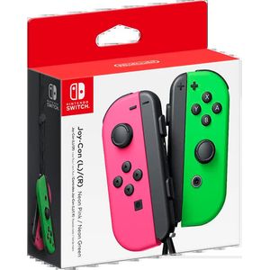 Control Joy-Con (L-R) Verde y Rosado Neón