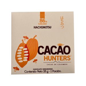 Chocolate Cacao Hunters Hachimitsu 86% Cacao x28grs