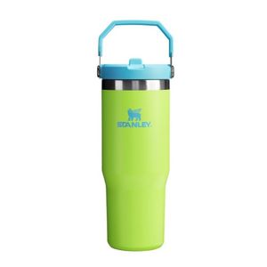 Termo Stanley Flip Straw Bright Lime 30 Oz