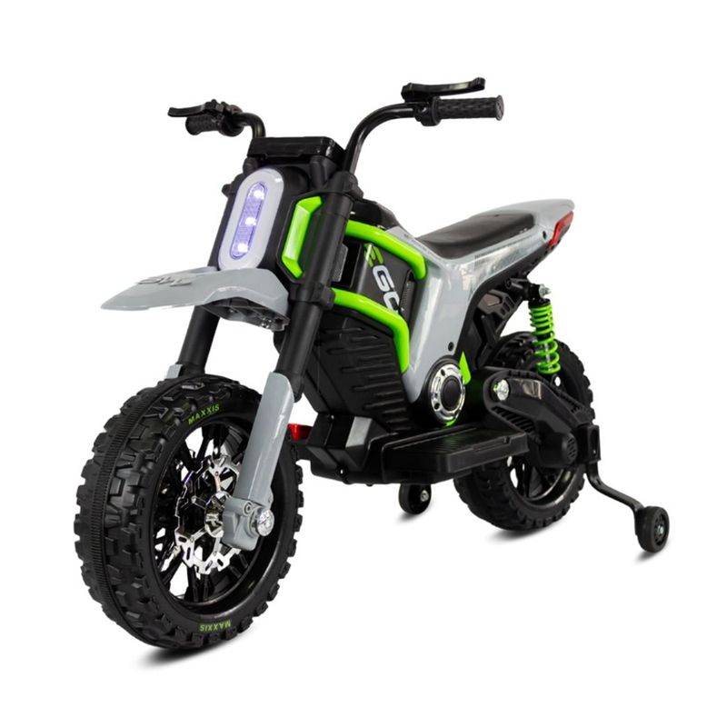 Moto Montable Electrica para Ninos Crosscity Xl Verde 12 Voltios Prinsel Tiendas Jumbo