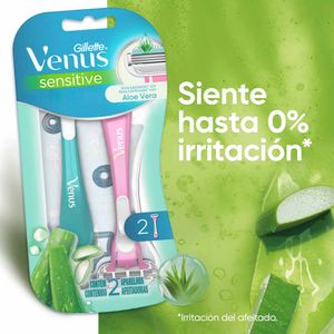 Cuchilla de Afeitar Gillette Venus Sensitive Aloe x2und