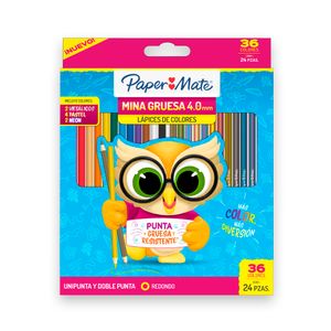 Colores Paper Mate 4.0mm x24 Und