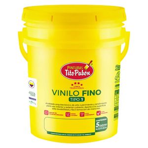 Vinilo T1 5gl Fino Tito Pabon Blanco