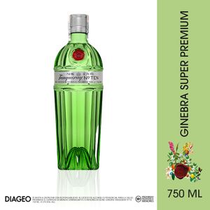 Ginebra Tanqueray ten x 750 ml