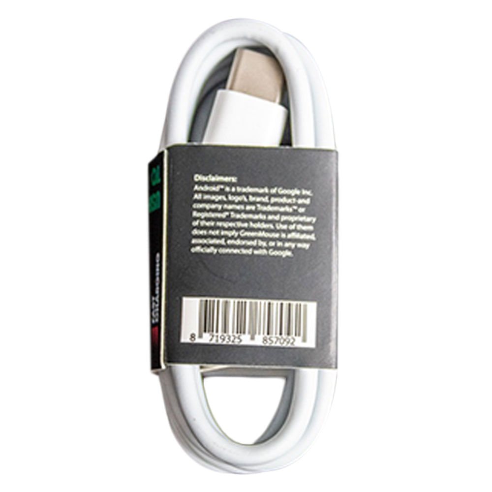 Cable USB-C a USB-C 100 cm blanco Greenmouse