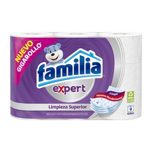 Papel higiénico Familia Expert x9 rollos