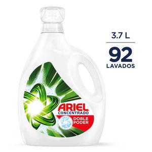 Detergente Liquido Ariel Doble Poder Jabon Liquido Ropa x3.7L