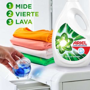 Detergente Liquido Ariel Doble Poder Jabon Liquido Ropa x3.7L