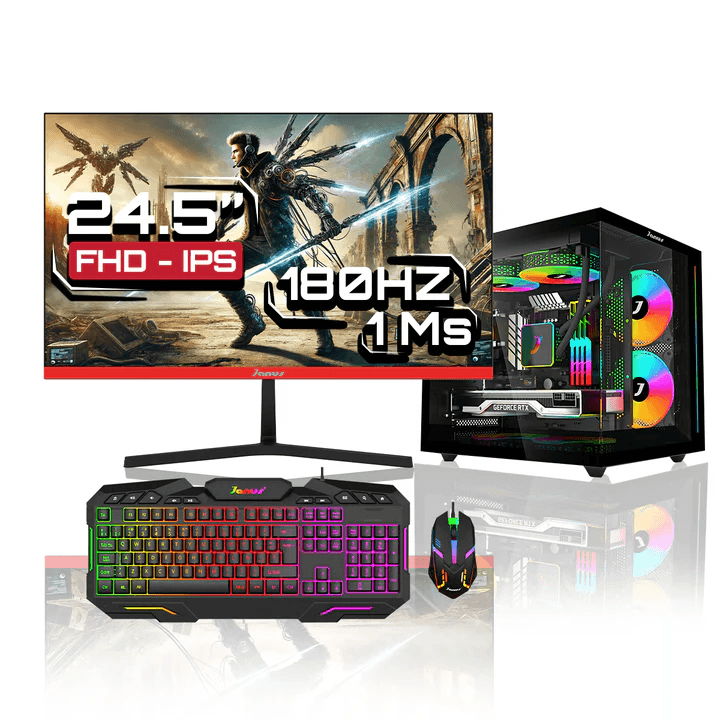 Computador Gamer Janus Ryzen 5 4600G SSD M.2 512GB M2 RAM 16GB MONITOR JANUS IPS 24"" 180HZ Fuente 400W
