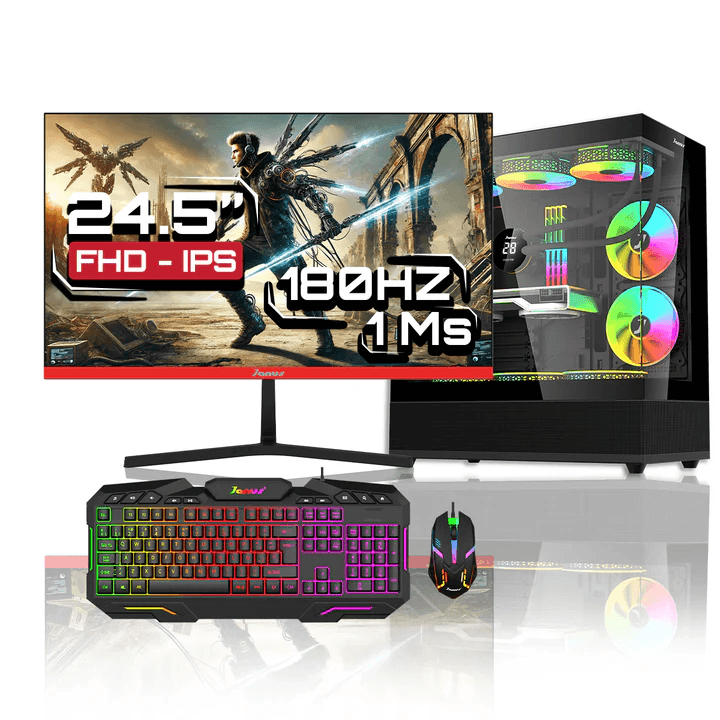 Computador Gamer Janus Ryzen 5 4600G SSD M.2 512GB M2 RAM 16GB MONITOR JANUS IPS 24"" 180HZ Fuente 400W