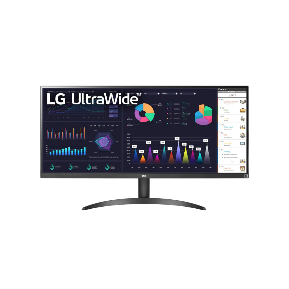 Monitor LG 34"" UltraWide Full HD 2560 x 1080 FreeSync HDMI DP