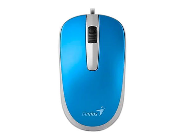 Mouse Genius DX-120 USB Alambrico Azul
