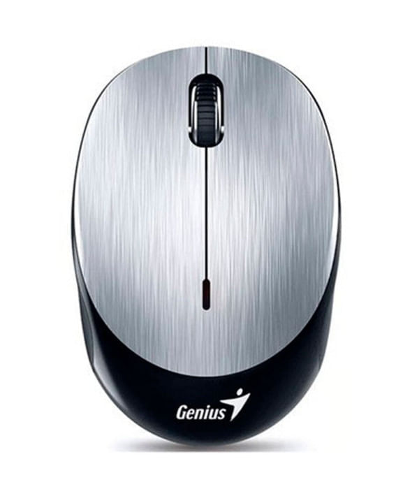 Mouse Genius inalambrico recargable Gris plata