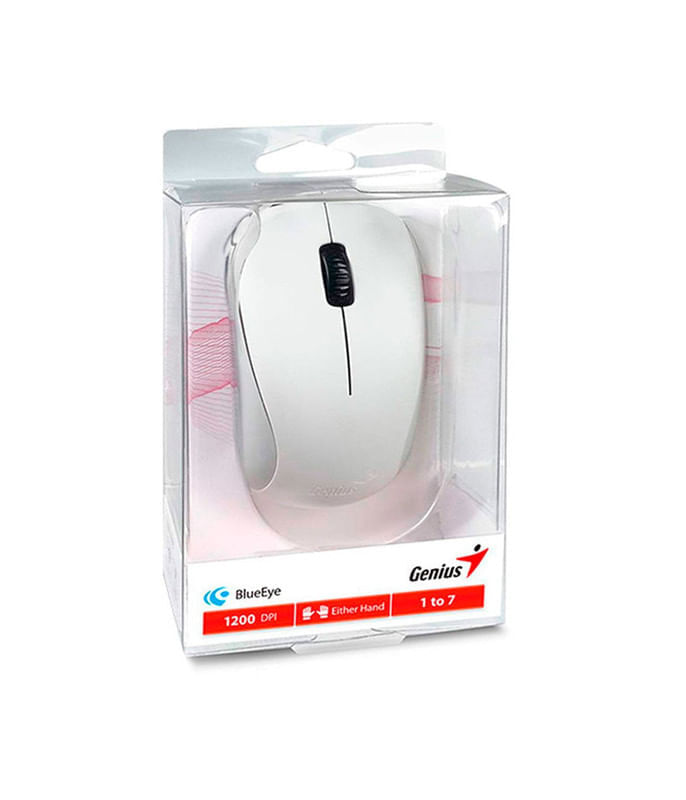 Mouse Genius NX7000 inalámbrico Blanco