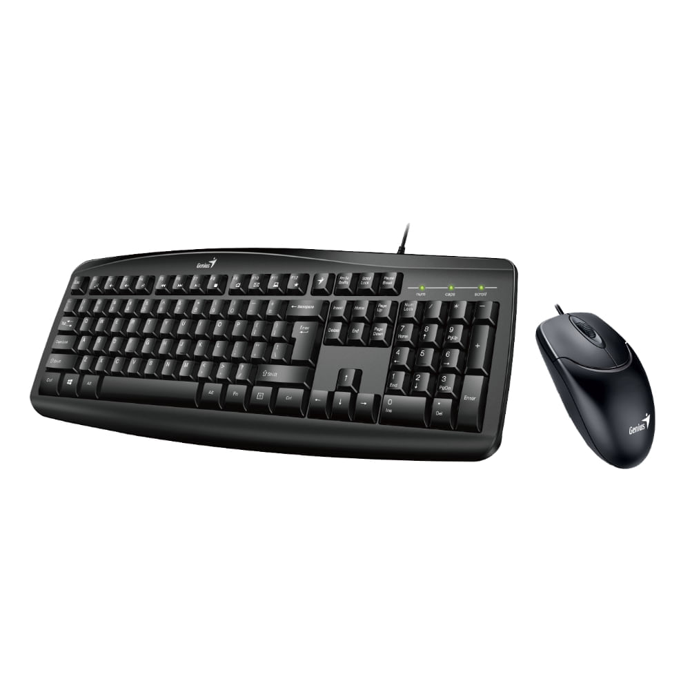 Combo teclado Genius + Mouse Alambrico Genius Smart KM-200