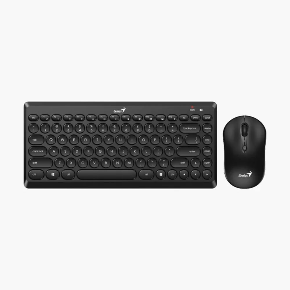 Combo teclado Genius + Mouse LuxeMate Q8000 inalambrico Negro
