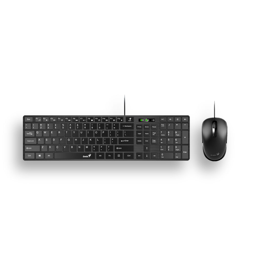 Combo teclado Genius + Mouse Alambrico SlimStar C126