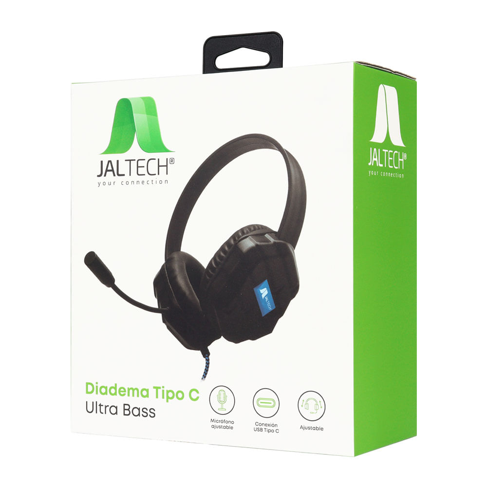 Diadema JAL TECH Tipo C Ultra Bass LX-299