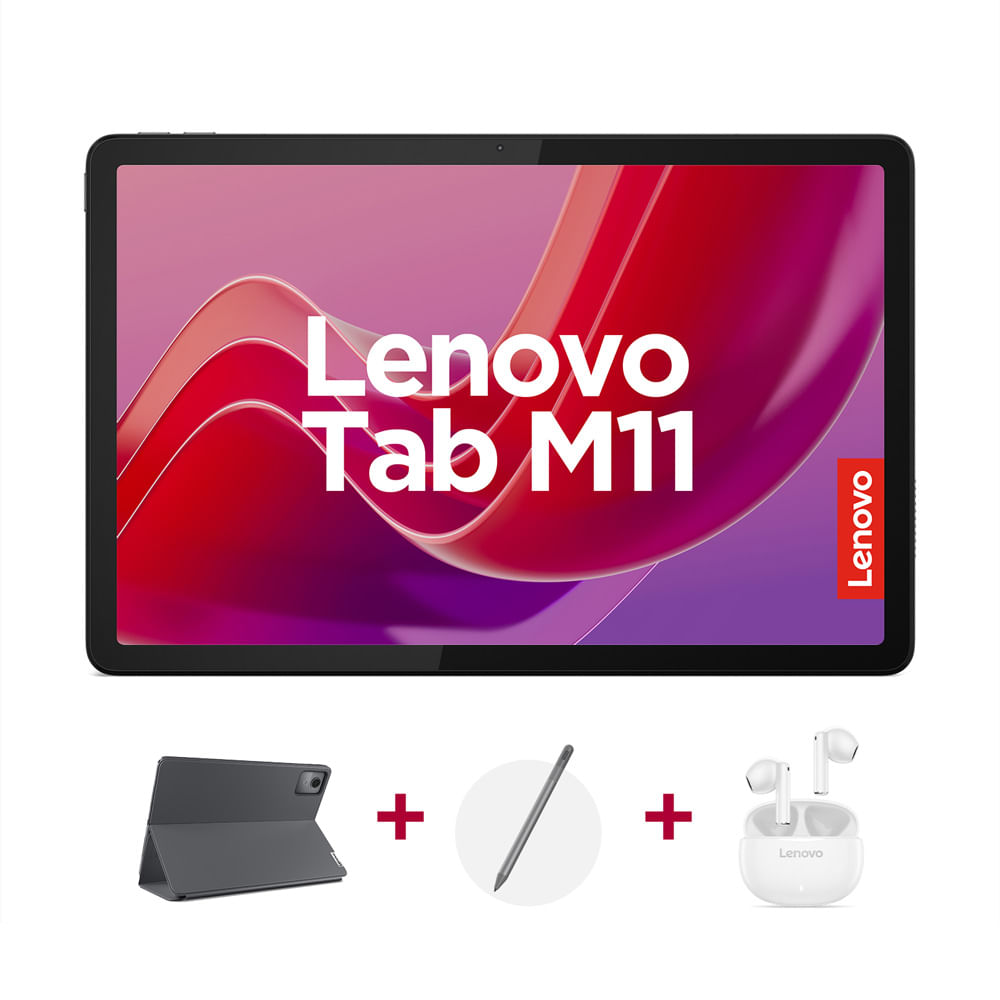 Tablet Lenovo Tab M11 FHD GRS - 8GB RAM - 128GB SSD + Funda + Pen Plus + Aud Lenovo E310 - Gris - 11""