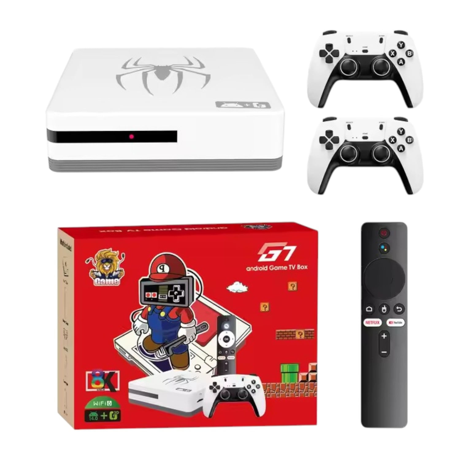 Consola De Juegos Retro Con Controles Inalambricos
