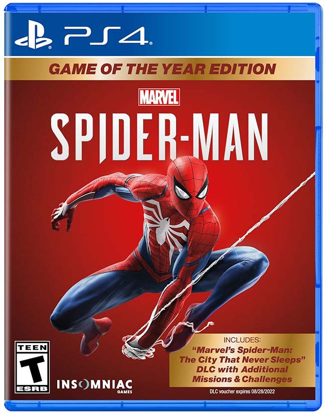 Spiderman Game of The Year Edition PS4