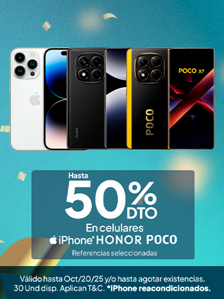 row_tecnoferia_h50-celulares-iphone-xiaomi-poco-y-honor_2025-10-16
